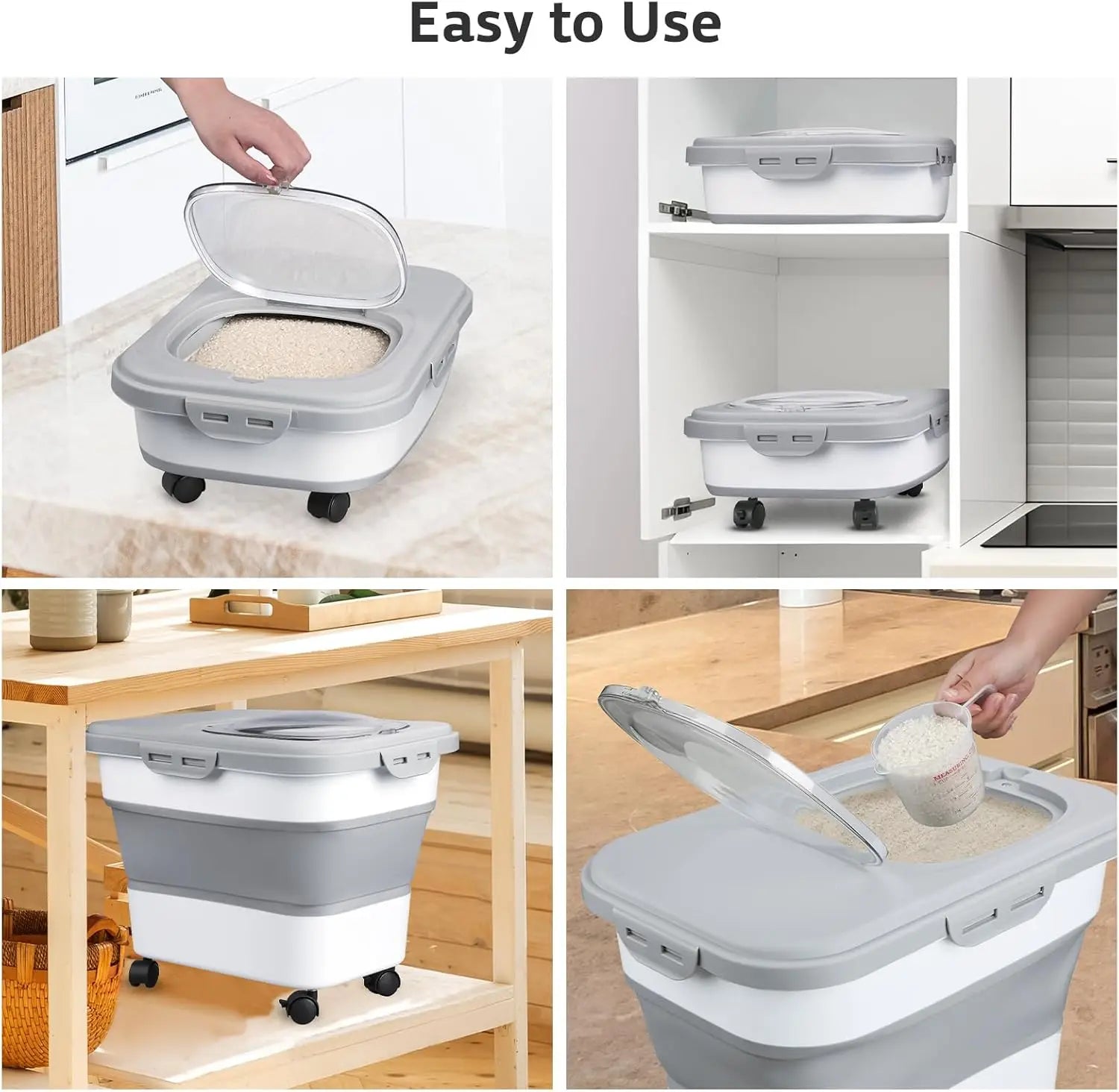 Pet Food Bin Pro – Large Food Storage Container for Cats & Dogs