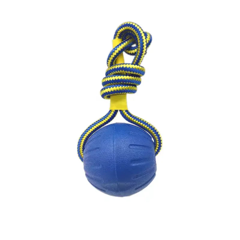 Durable EVA Dog Ball with Rope – Perfect for Beach, Park & Training (7cm / 9cm)