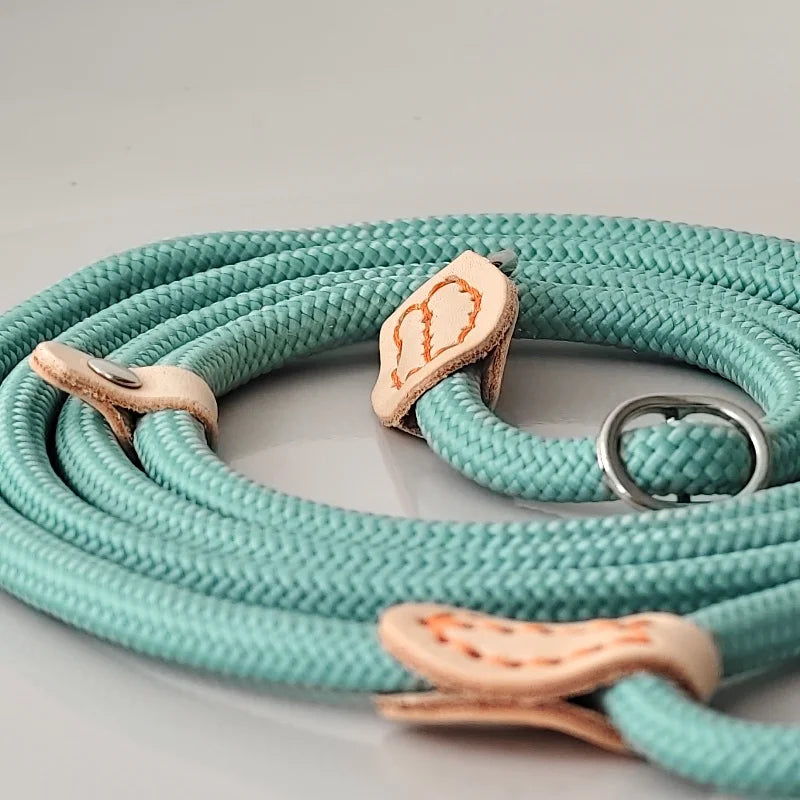 Reflective Dog Training Lead – Adjustable No-Pull Rope for Small & Medium Dogs