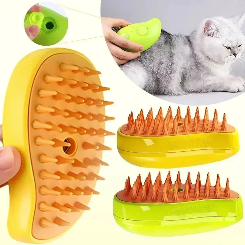 PetSteam Pro – Electric Deshedding & Massage Brush