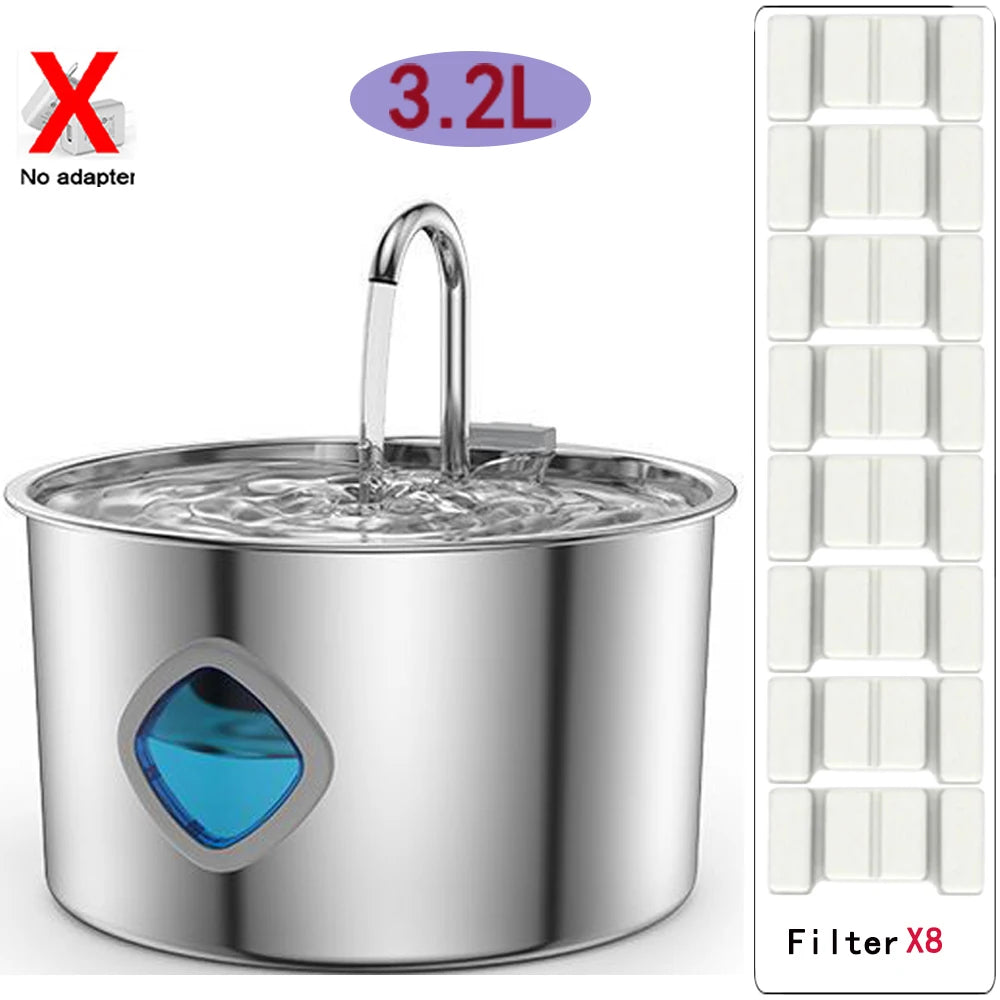 Distributeur d'eau pour animaux SilentSip (3,2/2,2 L)