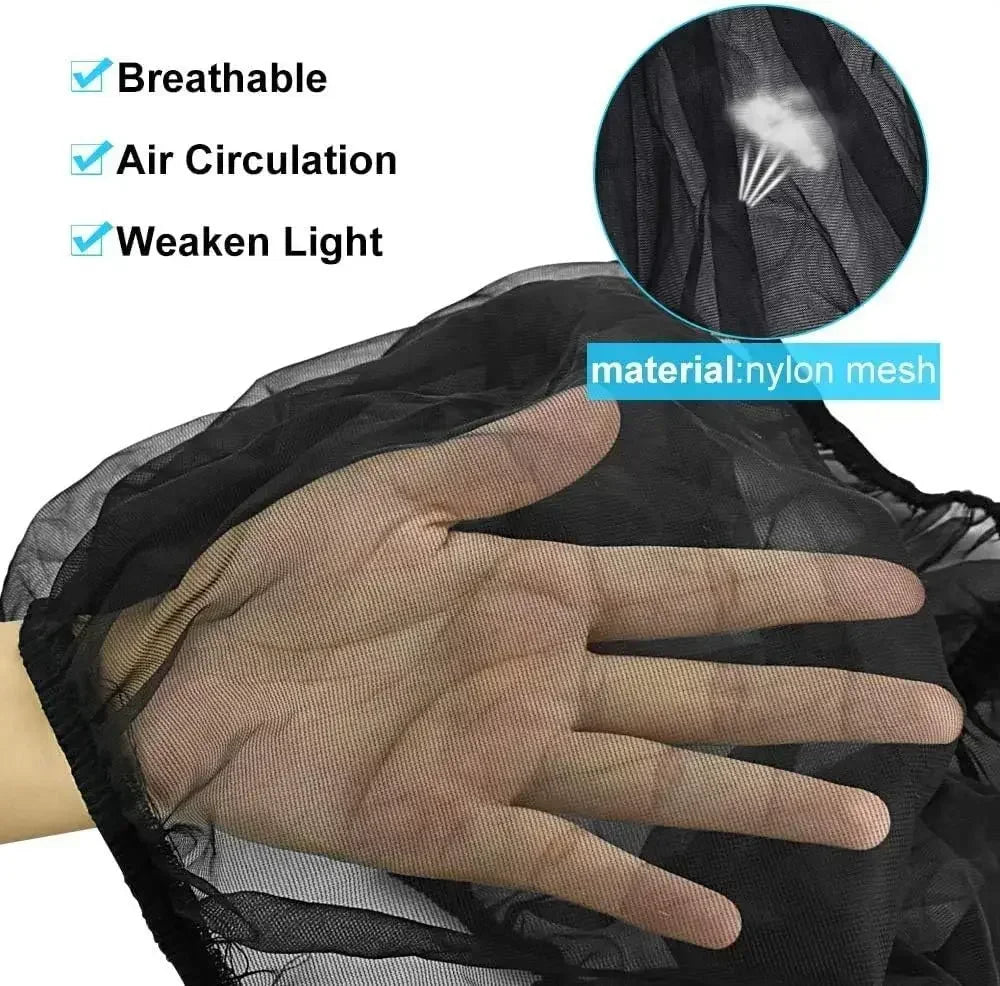 SafeNest Elastic Bird Cage Mesh Skirt – Square & Round Cage Shield