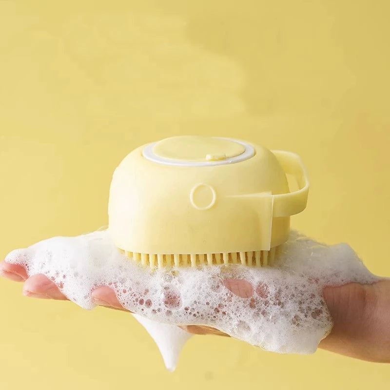 Massage Silicone Shampoo & Bath Brush