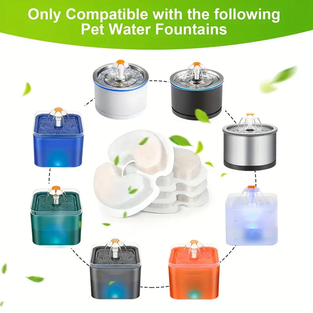PureFlow Pet Water Fountain Filter – Compatible with 2.0L & 2.5L Cat Drinkers