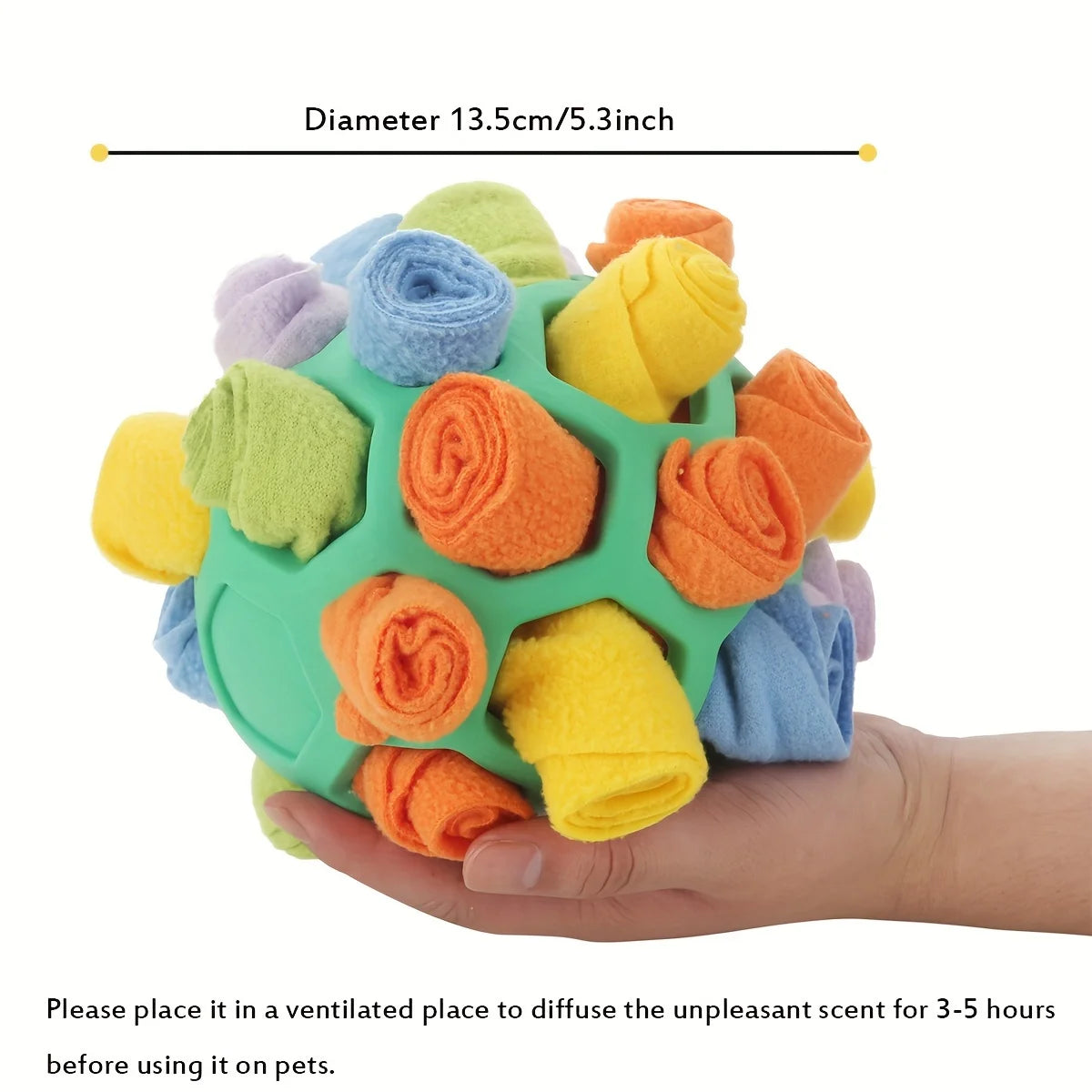 Sniff & Seek: Dog Puzzle Ball for Sniffing, Puzzle Play & Mental Stimulation
