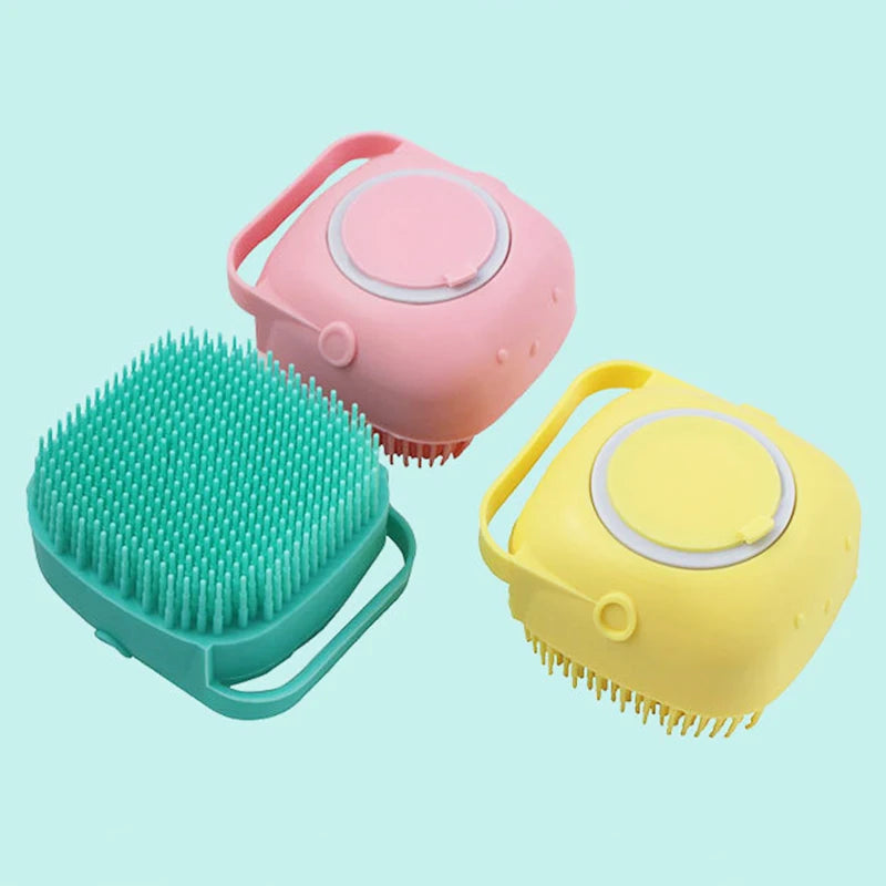 Massage Silicone Shampoo & Bath Brush