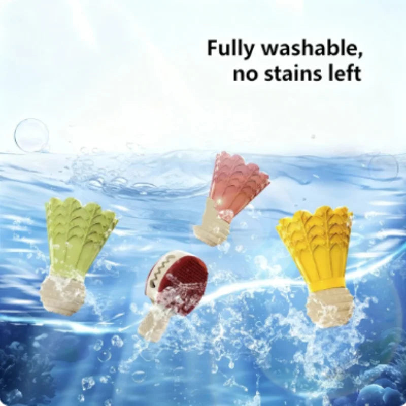 Juguete duradero con forma de bádminton para perros: mastica, juega y alivia el aburrimiento para unos dientes sanos. 