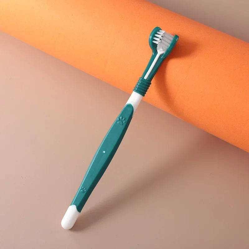 TriBrush Pet Toothbrush – Dog & Cat Soft Hair Cleaner