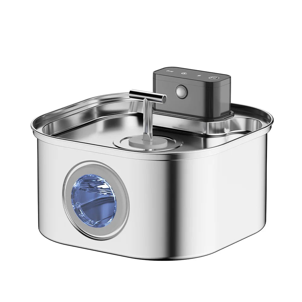 HydroPurr 3.2L Auto Cat & Dog Water Fountain – Motion Sensor, Battery Powered