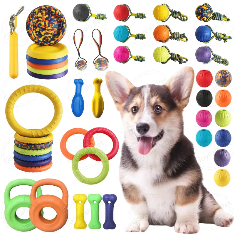 Durable EVA Dog Ball with Rope – Perfect for Beach, Park & Training (7cm / 9cm)