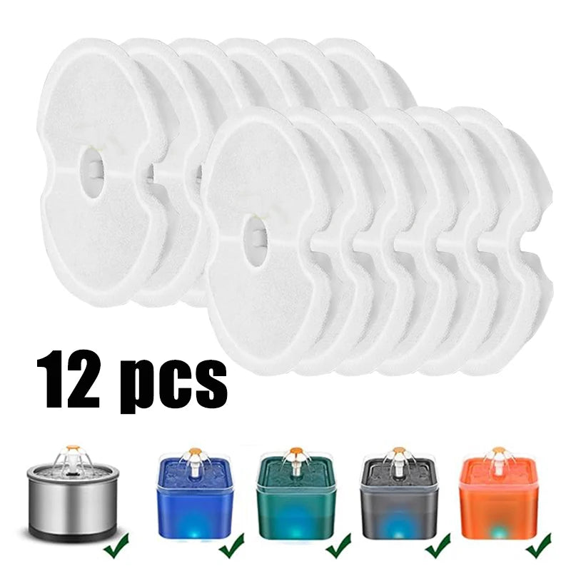 Multi-Filtration Activated Carbon Cat Fountain Filters (Replacement Pack)