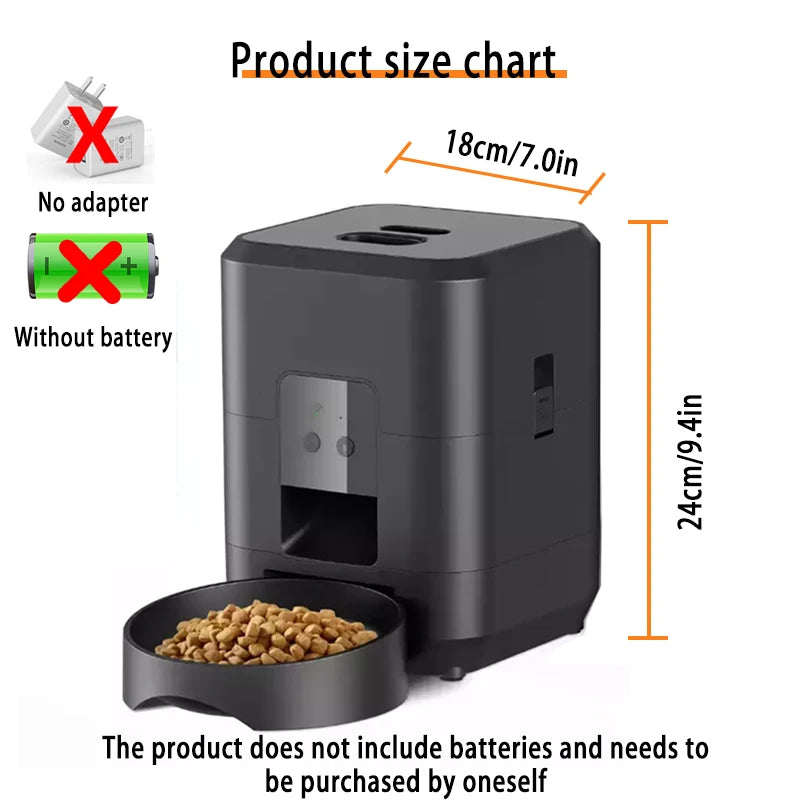 SmartFeast 2L Automatic Pet Feeder – Cat & Dog Programmable Food Dispenser with Timed Feeding