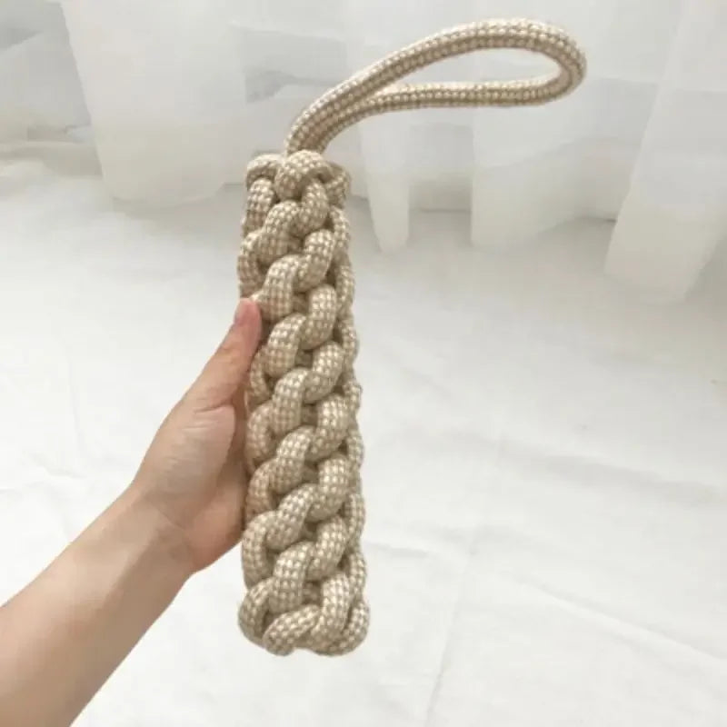 Durable Interactive Rope Toy for Pets - Dental Cleaning & Chewing