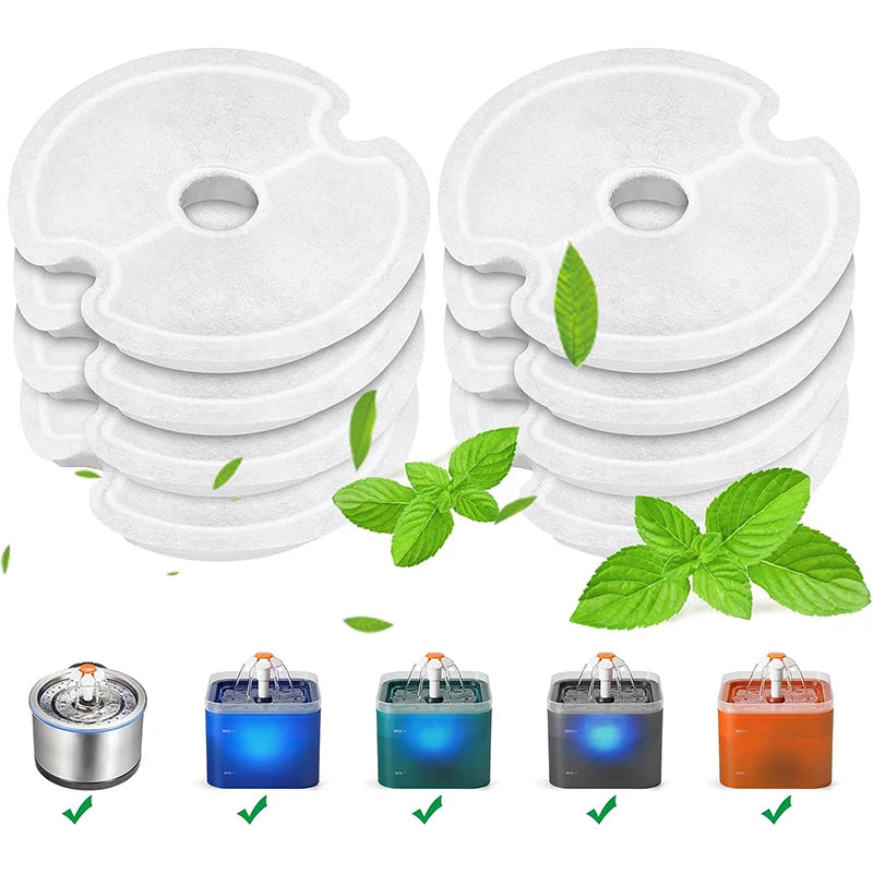 Multi-Filtration Activated Carbon Cat Fountain Filters (Replacement Pack)