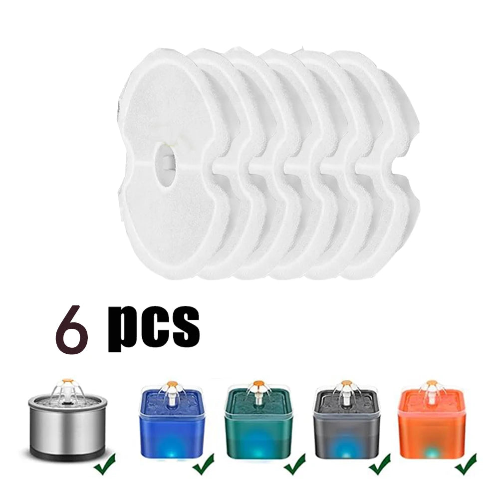 Multi-Filtration Activated Carbon Cat Fountain Filters (Replacement Pack)