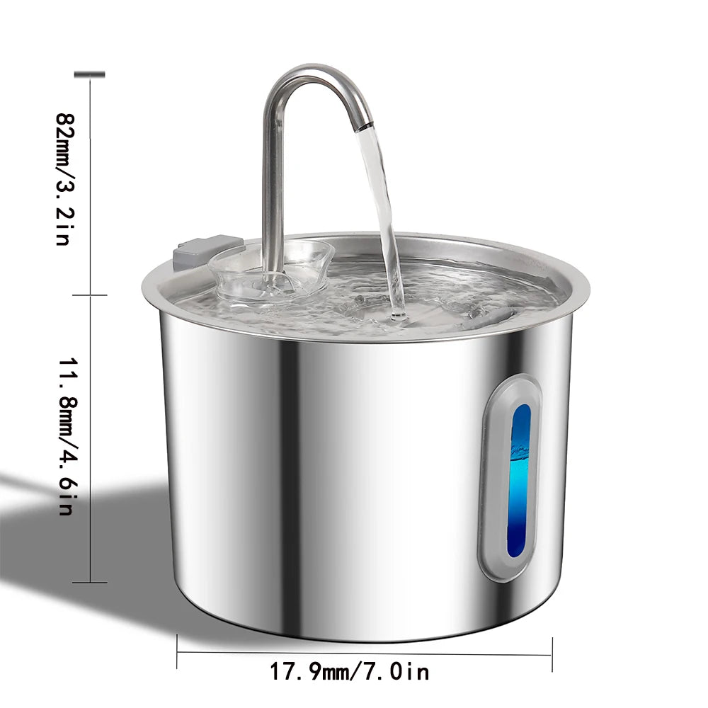 SilentSip Pet Water Dispenser (3.2/2.2L)