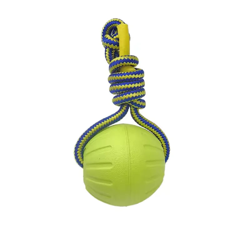 Durable EVA Dog Ball with Rope – Perfect for Beach, Park & Training (7cm / 9cm)