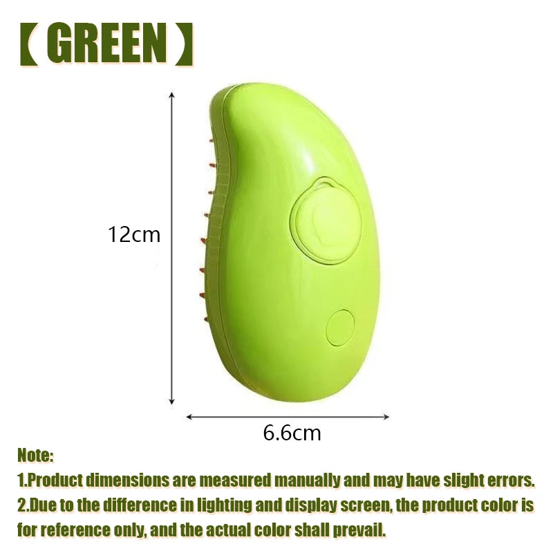 Brosse vapeur Perfect Steam Groomer – Brosse électrique pour poils d'animaux avec jet d'eau 